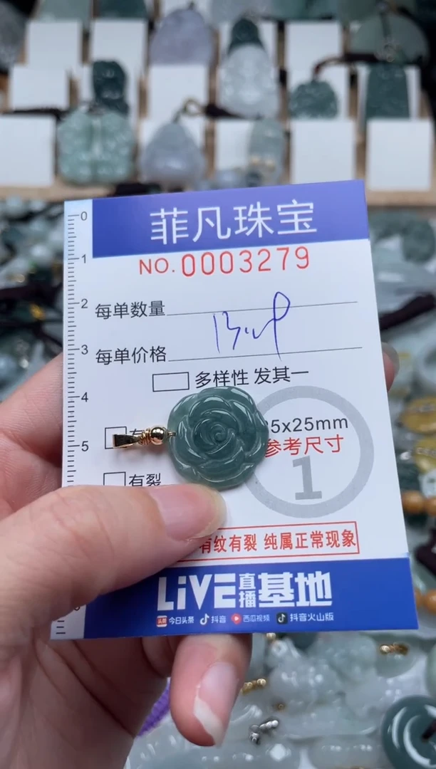 翡翠未镶嵌颈饰00..3279