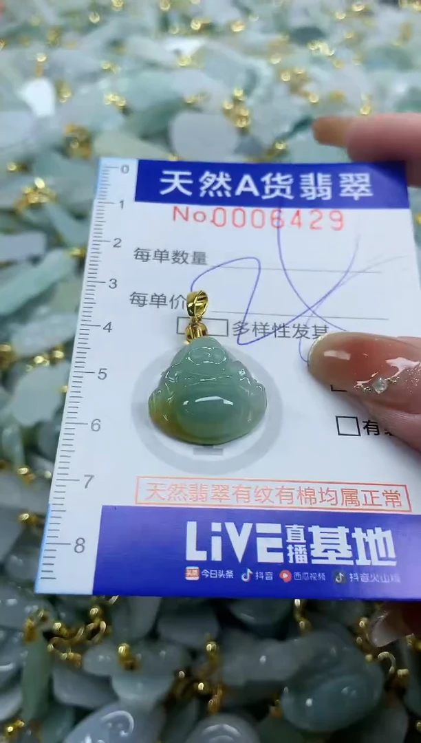 颈饰未镶嵌翡翠天然A货翡翠