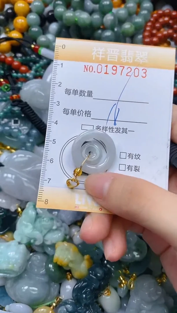 翡翠未镶嵌颈饰闪购0197203多样性发其一
