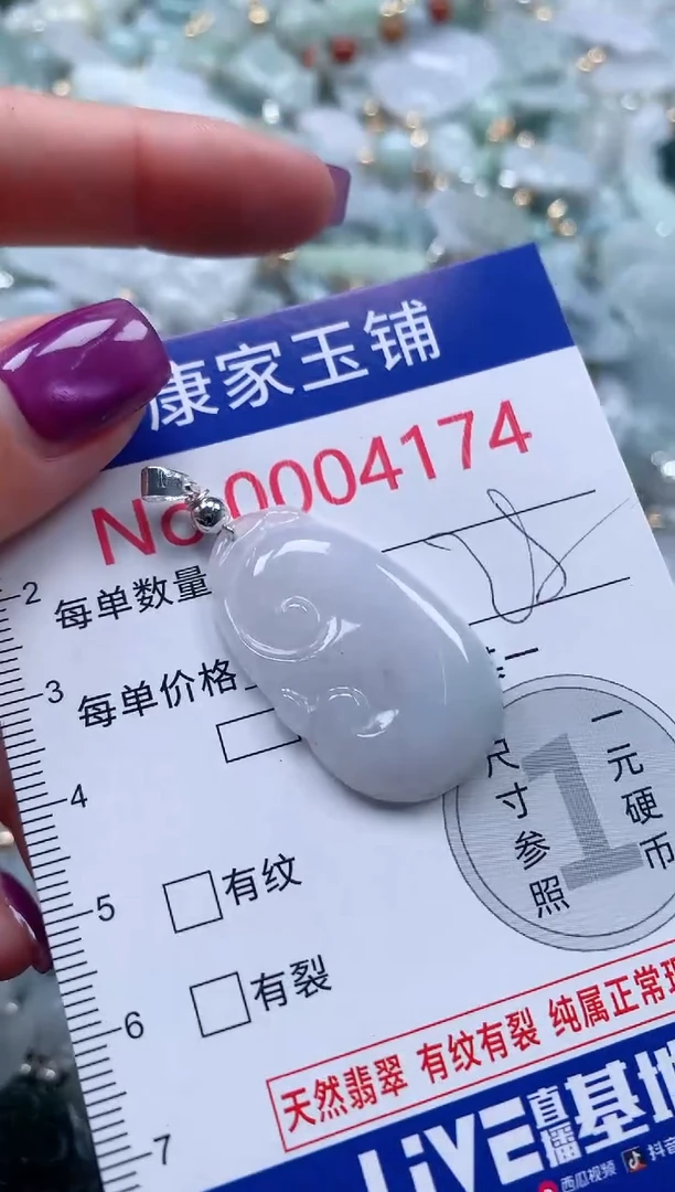 颈饰未镶嵌翡翠4174