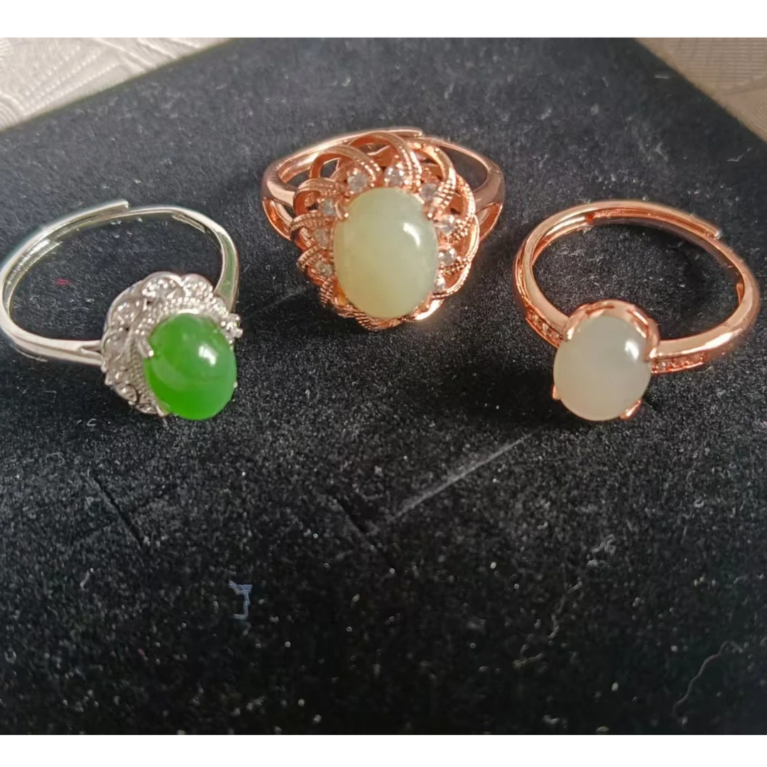 和田玉戒指拍一发一