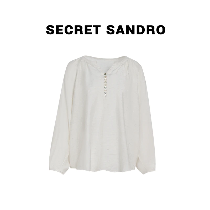 【至简亚麻】Secret Sandro粉丝专享】衬衫 C55293030N