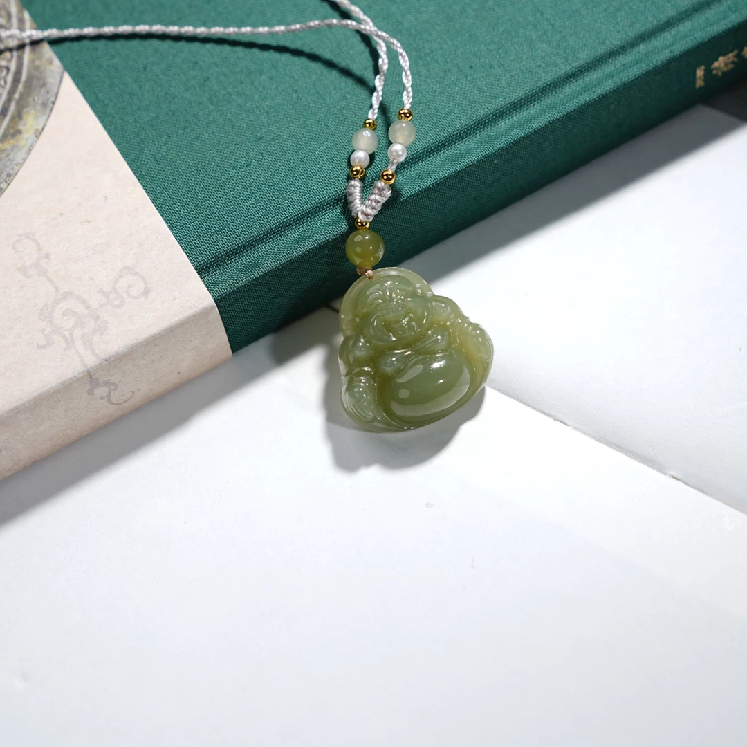 【小池专属】和田玉佛公吊坠 24*24*9 YLL0330
