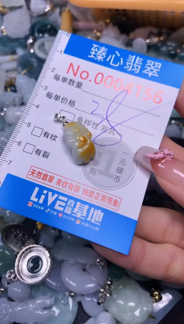 【闪购商品】翡翠颈饰未镶嵌含绳0004156