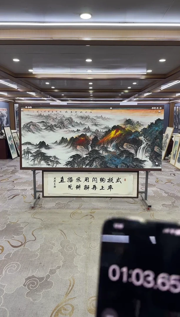 绘画渡****己绘画Y-张伦玉-小八尺-山水画