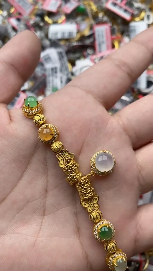 【闪购商品】翡翠戒指银S925镶嵌3333---1+++