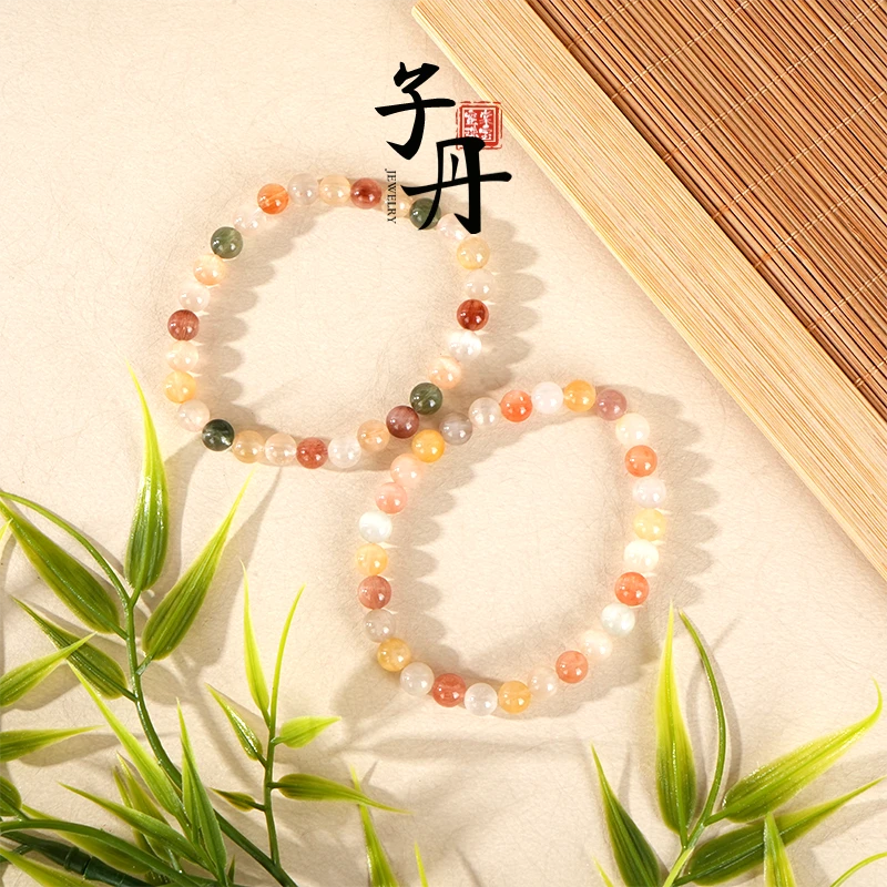 【子丹晶缘】彩免毛单圈手串6mm（多样性发/发一串）C5-496