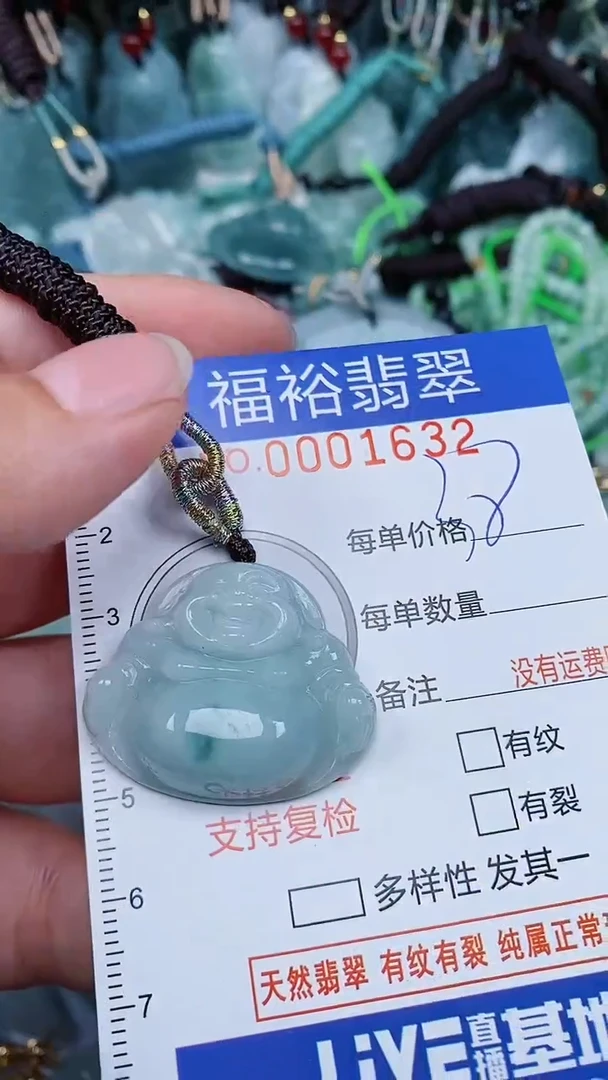 翡翠未镶嵌颈饰...0001632