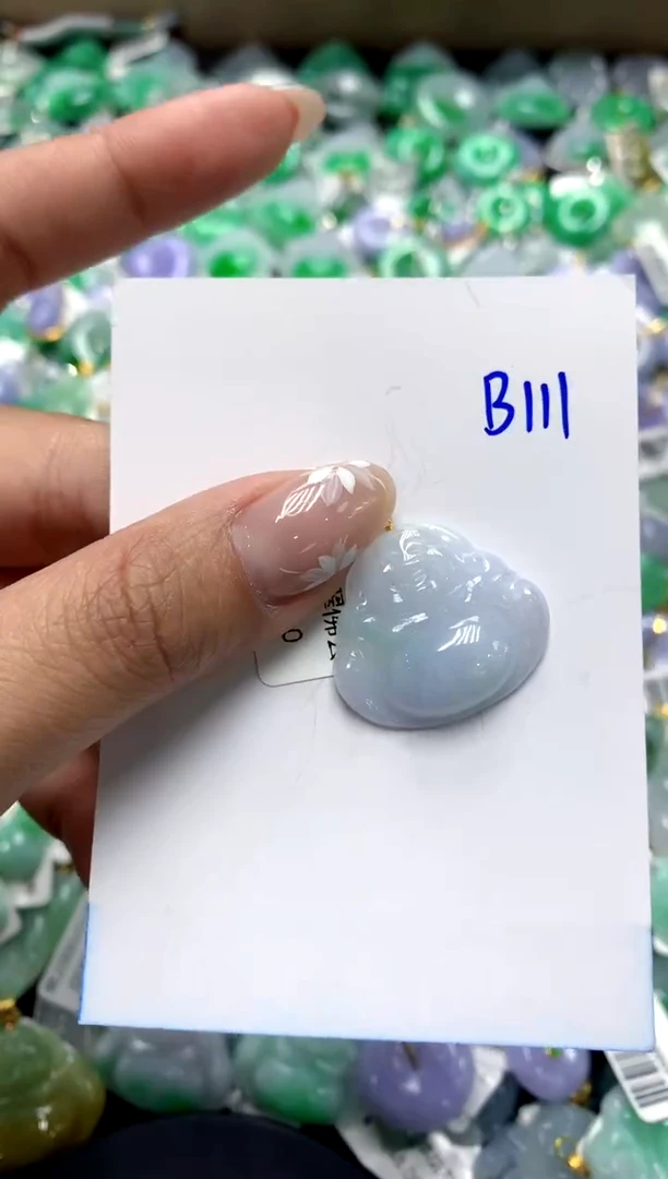 【闪购商品】翡翠颈饰18K金镶嵌1111111111111111111