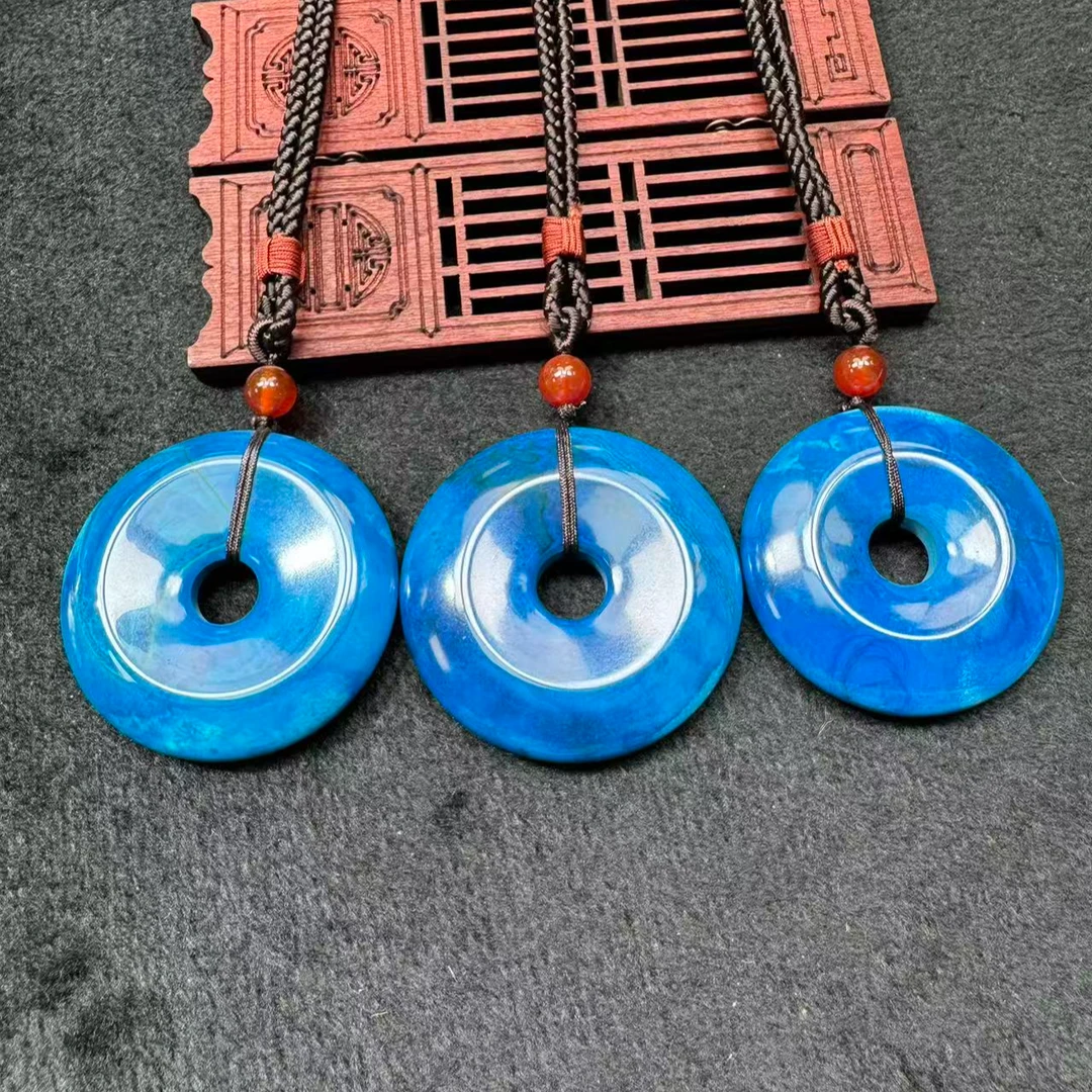 【刘少文】中华后玛瑙平安扣吊坠-ML-J149-多样性只发一件