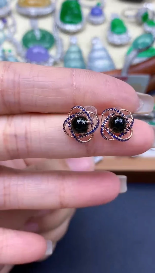 颈饰18K金镶嵌翡翠乐*539-中国好珍宝