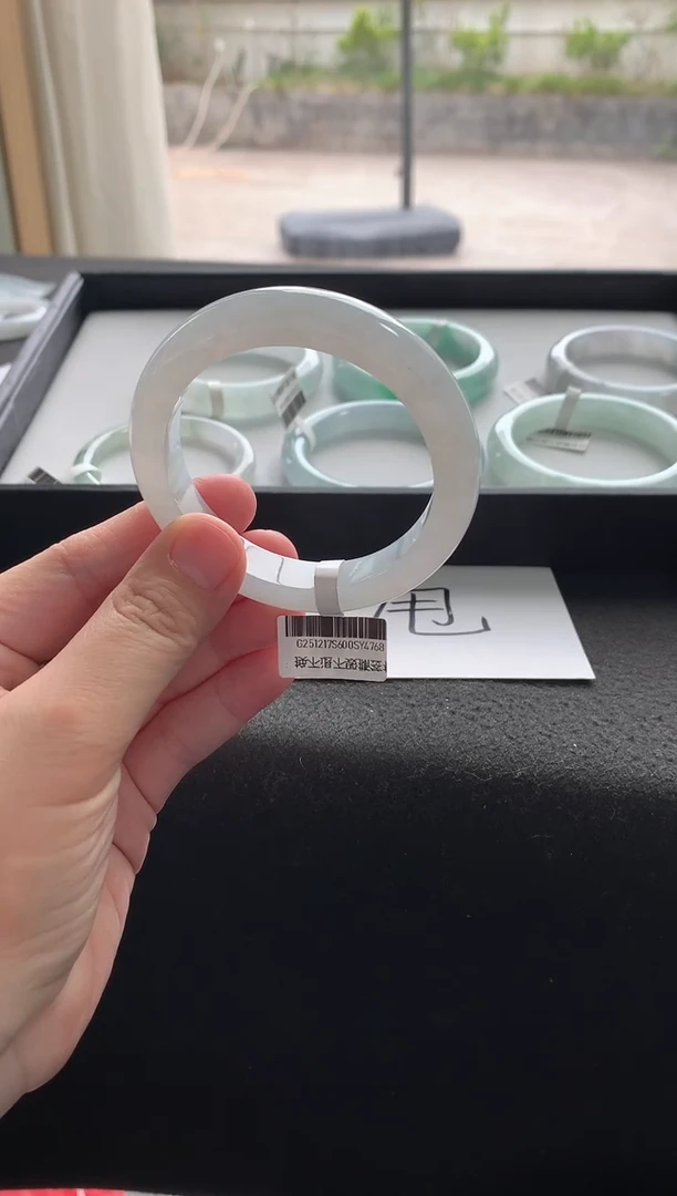 未镶嵌手镯翡翠54.8正圈买断Y4768