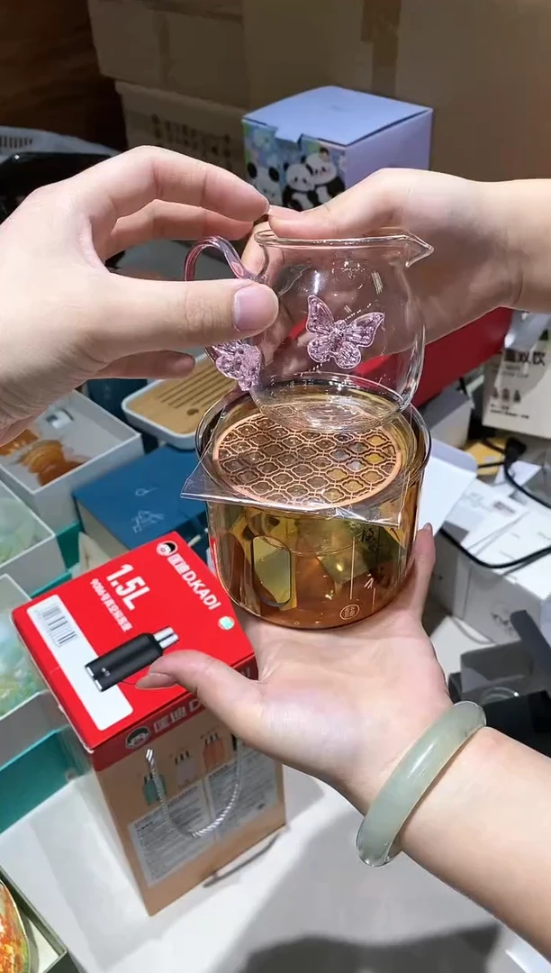【闪购商品】D31温茶器＋X529公道杯