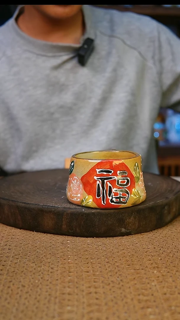 摆件釉下彩手绘陶瓷72