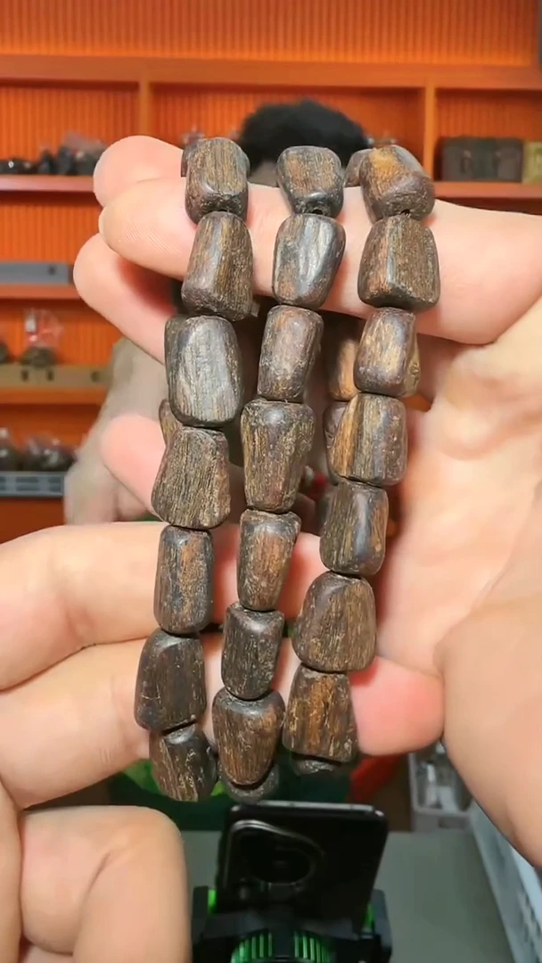 沉香手串a34单圈紫伽罗12g多样性发一
