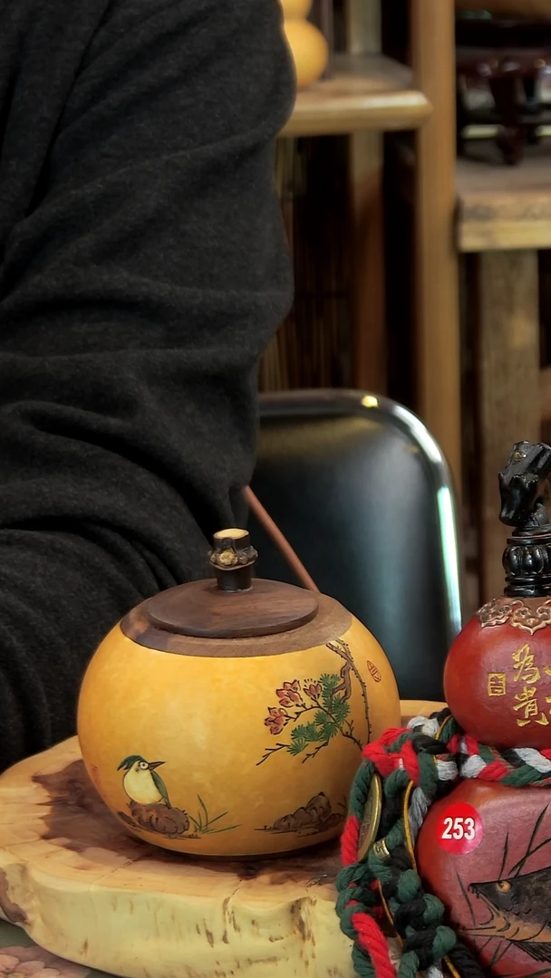 古艺高师傅葫芦茶叶罐 编号270