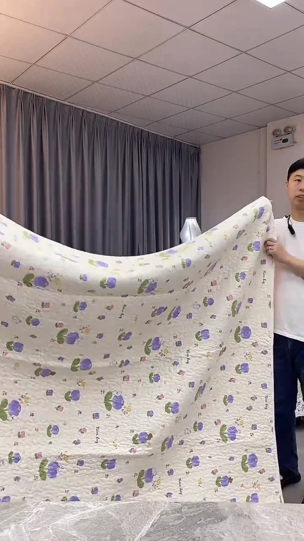 棉150cm*210cm‘ 紫精灵’