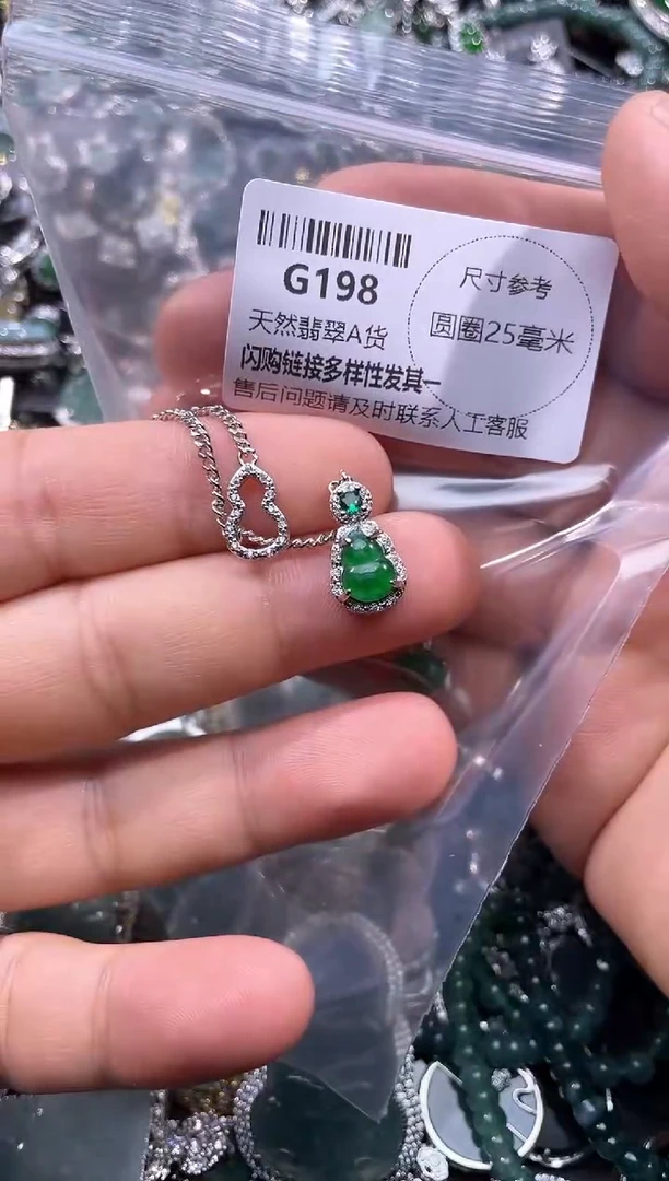 【闪购商品】翡翠颈饰未镶嵌G198项链