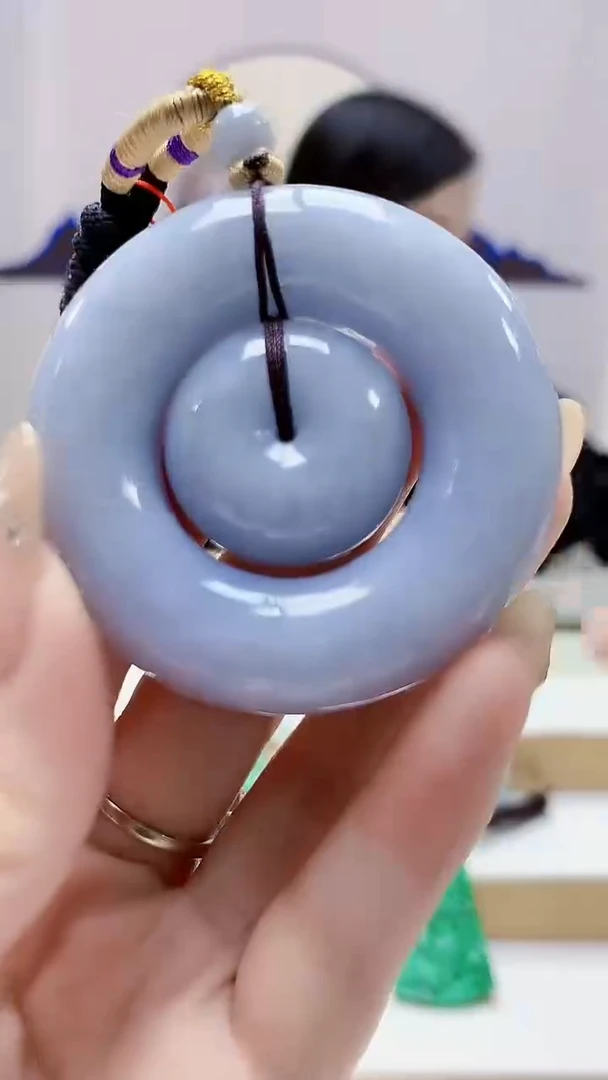 未镶嵌定制翡翠4852DD-毛货挂件47