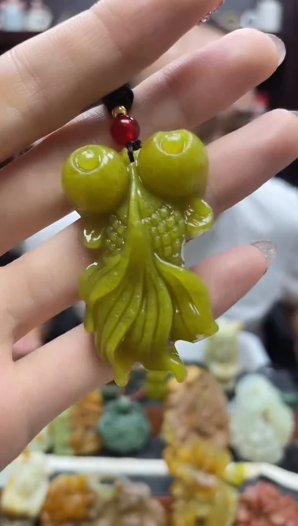 未镶嵌岫玉吊坠·多样性发*货拍一发一