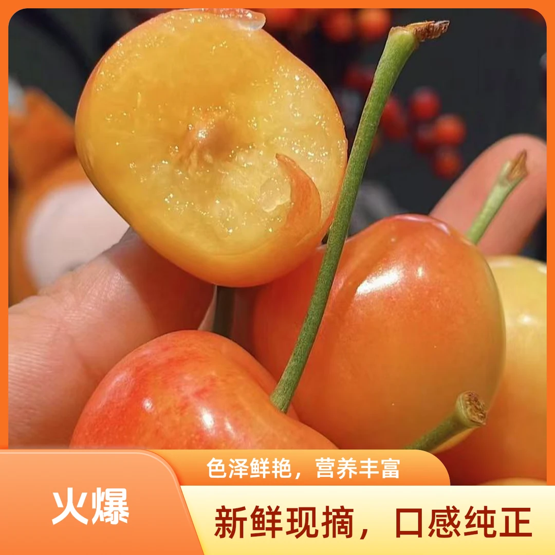 【热销爆品】智力海运金车厘子单J净果4斤顺丰发货