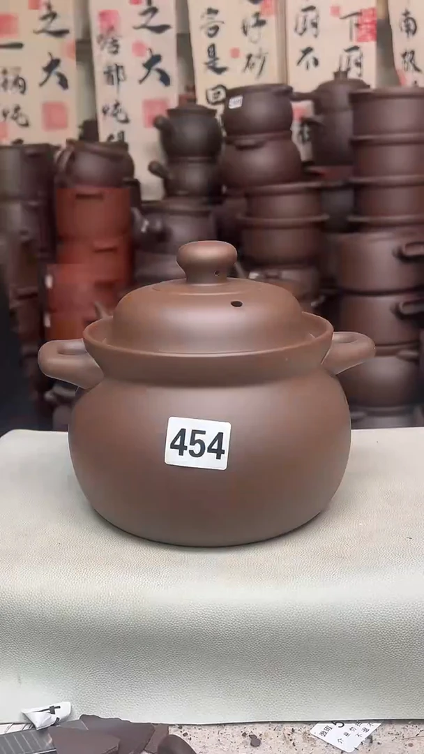 宜兴紫砂微瑕3升大肚煲 454