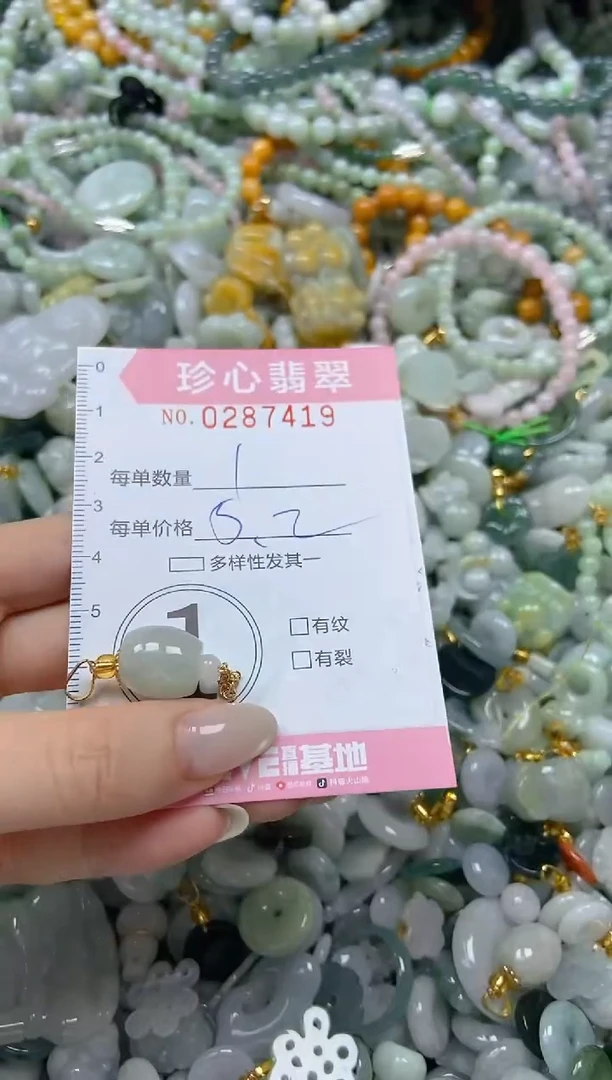 翡翠未镶嵌颈饰闪购0287419