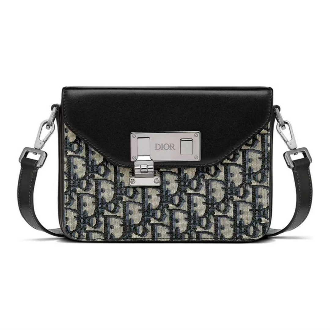 95新 DIOR/迪奥 青奢荟/经典老花迪奥邮差相机挎包/62331