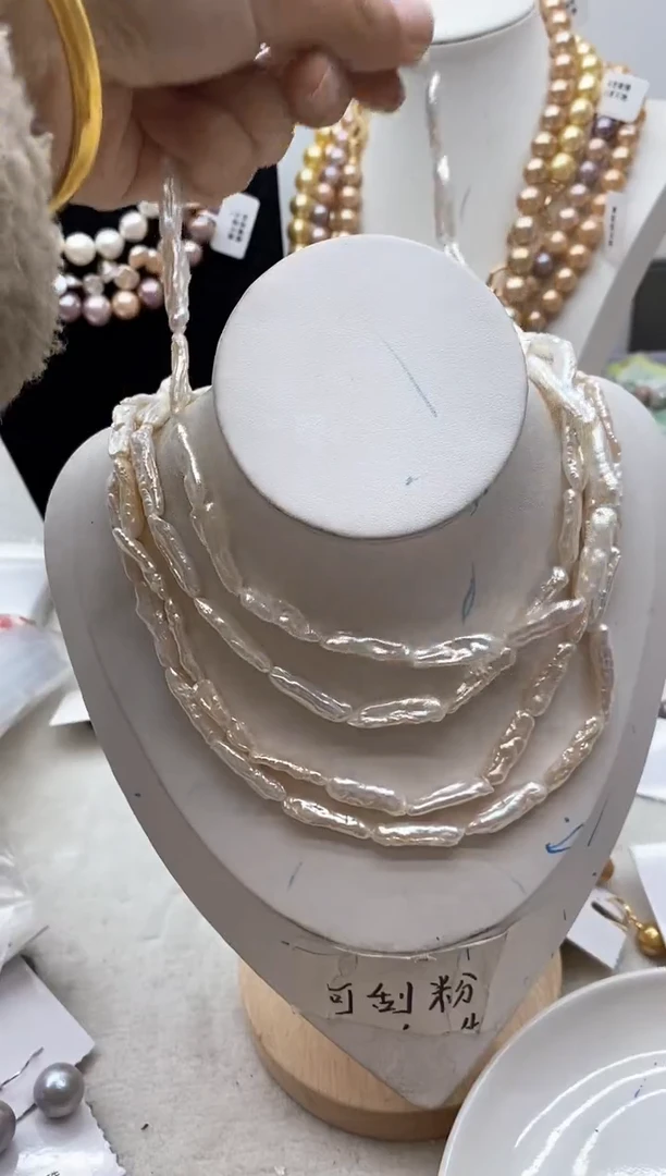 【闪购商品】淡水珍珠颈饰钛钢151