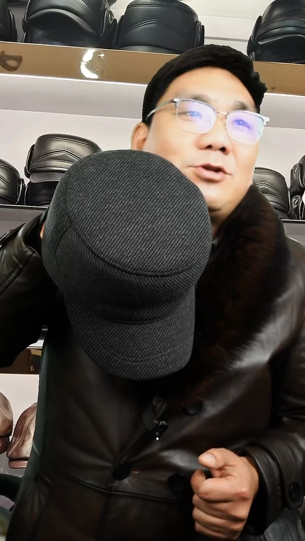 涤纶（聚酯纤维）中老年棉帽子合适头围55-59