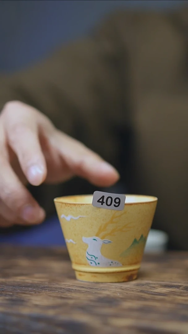 【闪购商品】409景德镇手绘小鹿单杯