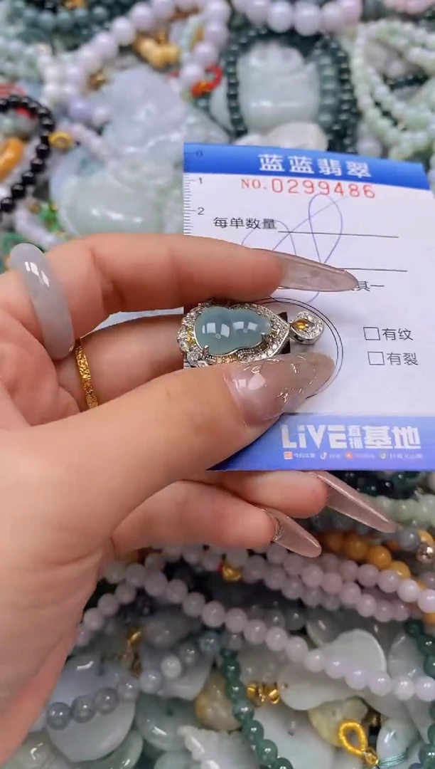 翡翠未镶嵌颈饰闪购0299486