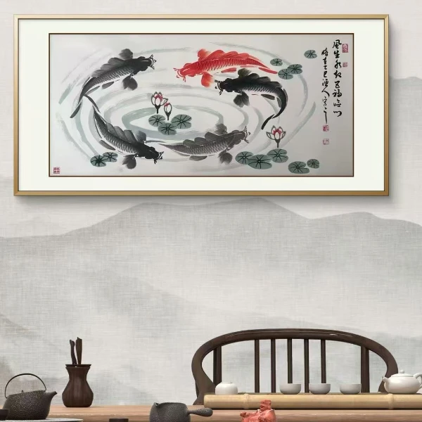 薄林原创作品四尺/风生水起