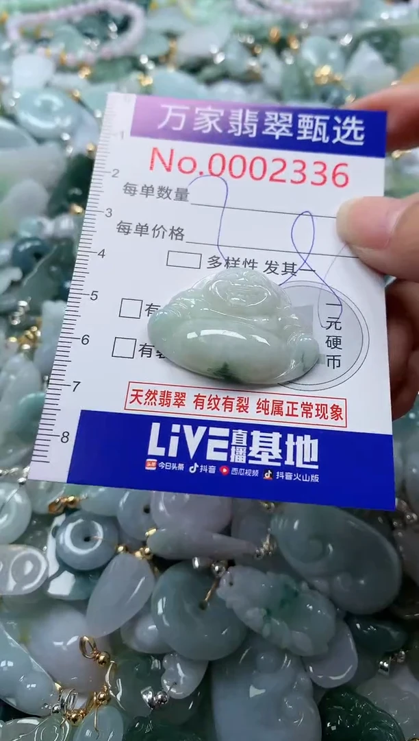 翡翠未镶嵌吊坠(不含链)2336