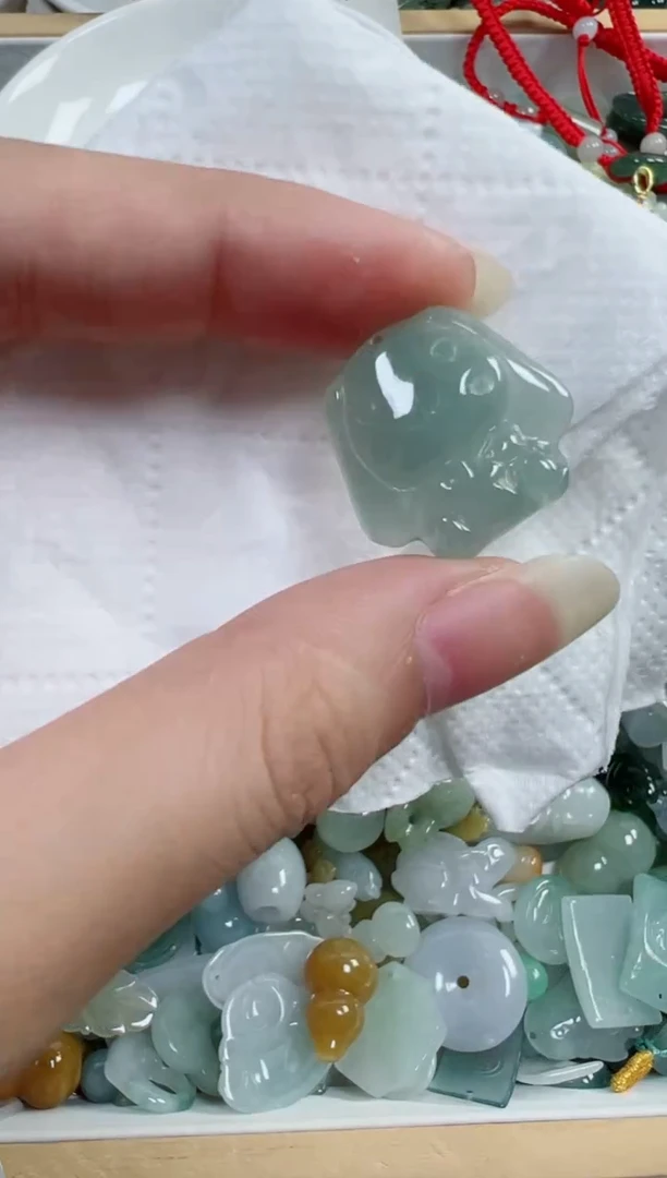 翡翠裸石169号链接，A货翡翠