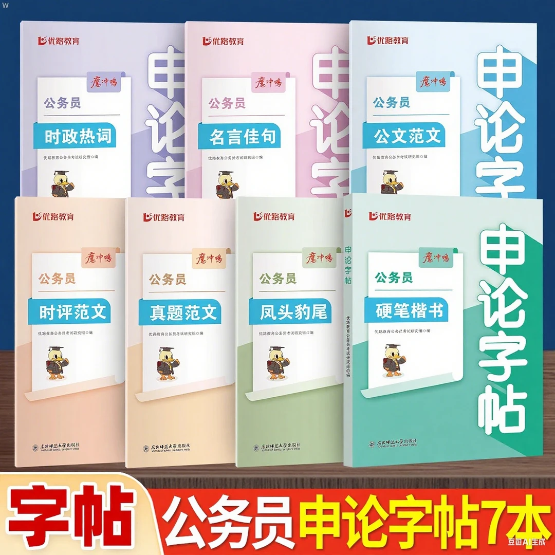 优路2026公务员考试申论标准楷书字帖国考省考公务员申论成人字帖