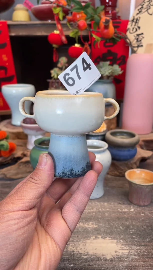 【闪购商品】摆件674知木小芳花盆