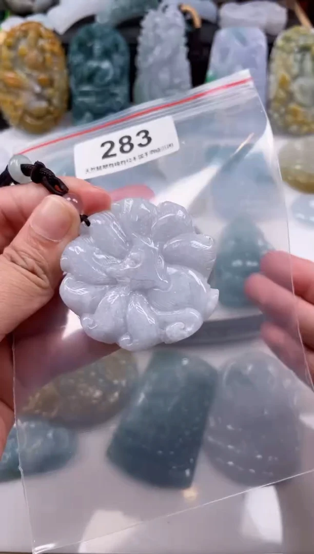 【闪购商品】翡翠颈饰未镶嵌天然缅甸A货翡翠283