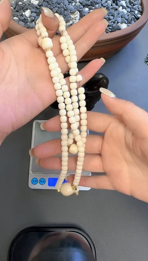 猛犸独独7*6长串108 带金标顶珠 金塔三通