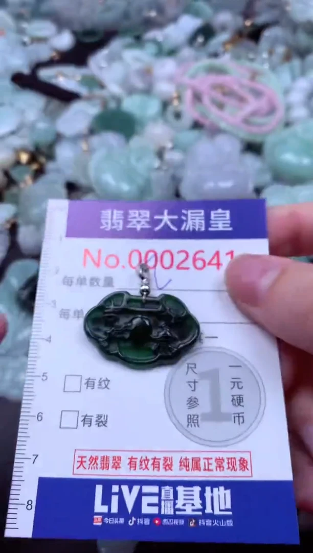 吊坠(不含链)未镶嵌翡翠2641