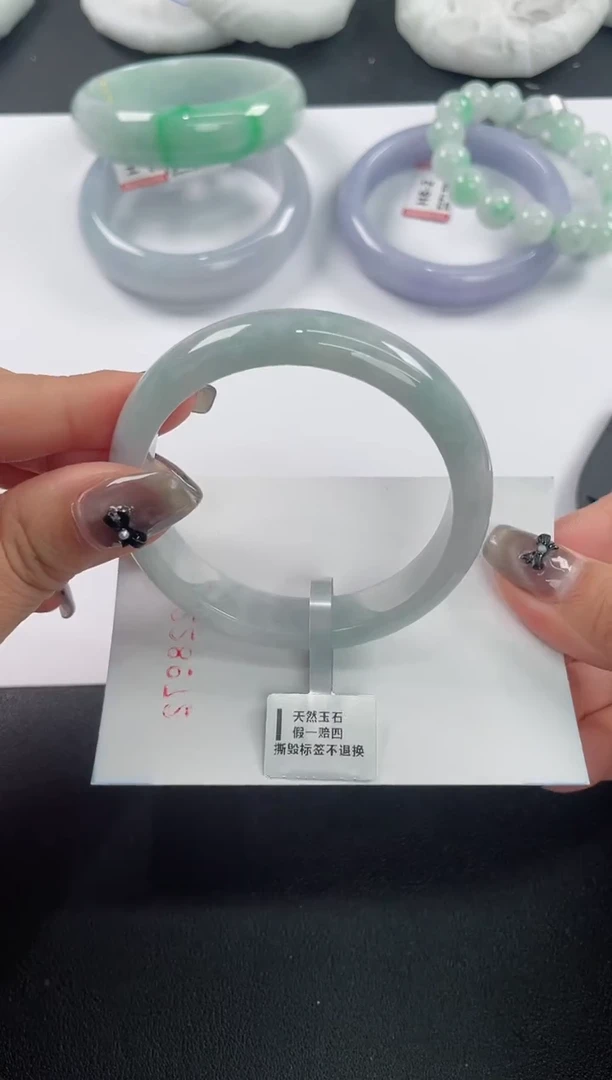 未镶嵌手镯翡翠基地发货H8857 53+