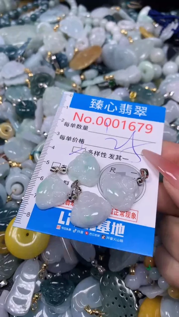 【闪购商品】翡翠颈饰未镶嵌含绳0001679