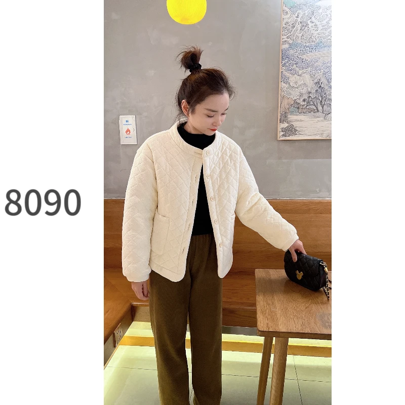 【8090暖居】冬款三层特厚时尚保暖显瘦阳光绒韩版外套NJ-23133