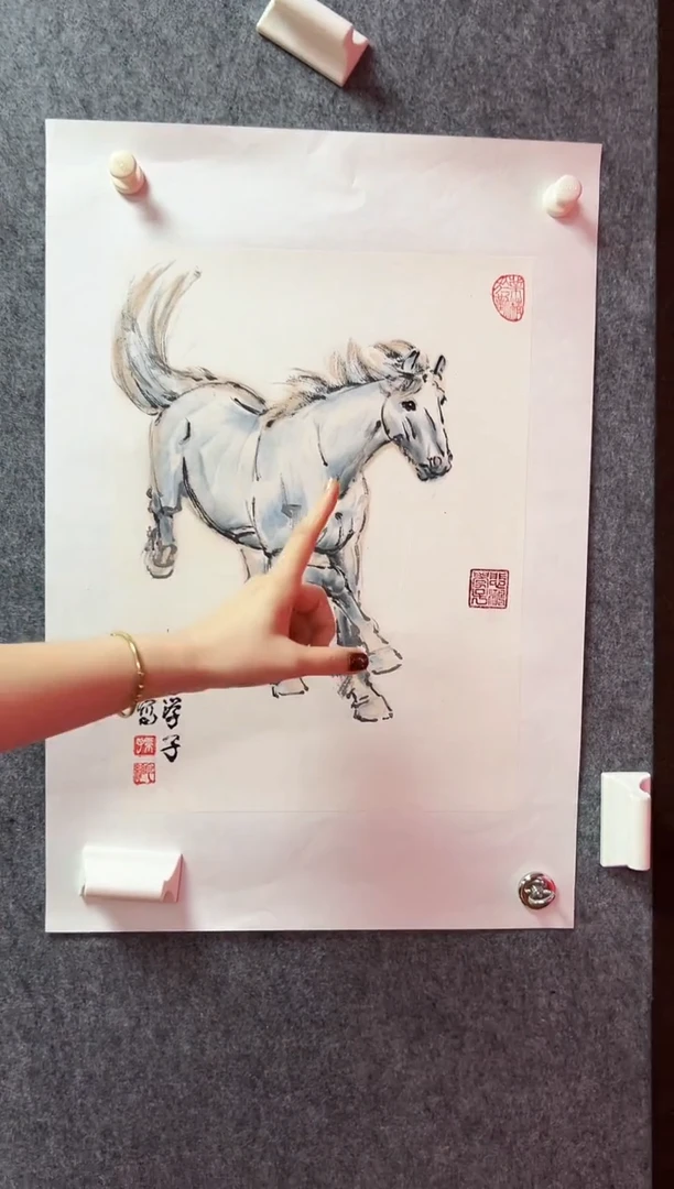国画孙克维老师亲笔手绘作品