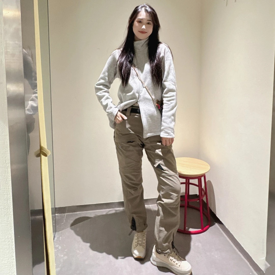 秋冬户外立领羊毛抓绒开衫