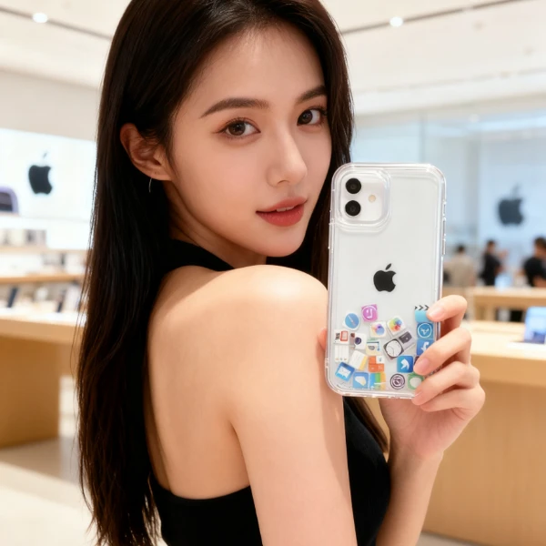 液体流沙手机壳适用苹果iphone17/16/15/14/13/12/11 pro max Air