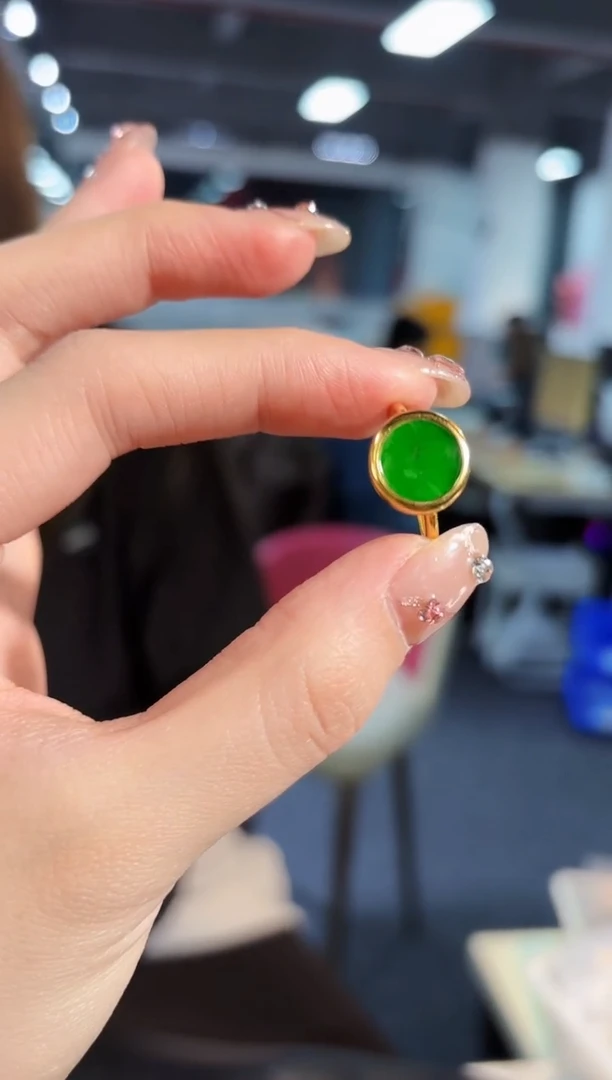 【闪购商品】翡翠戒指未镶嵌 缅料A货/支持复检/一件