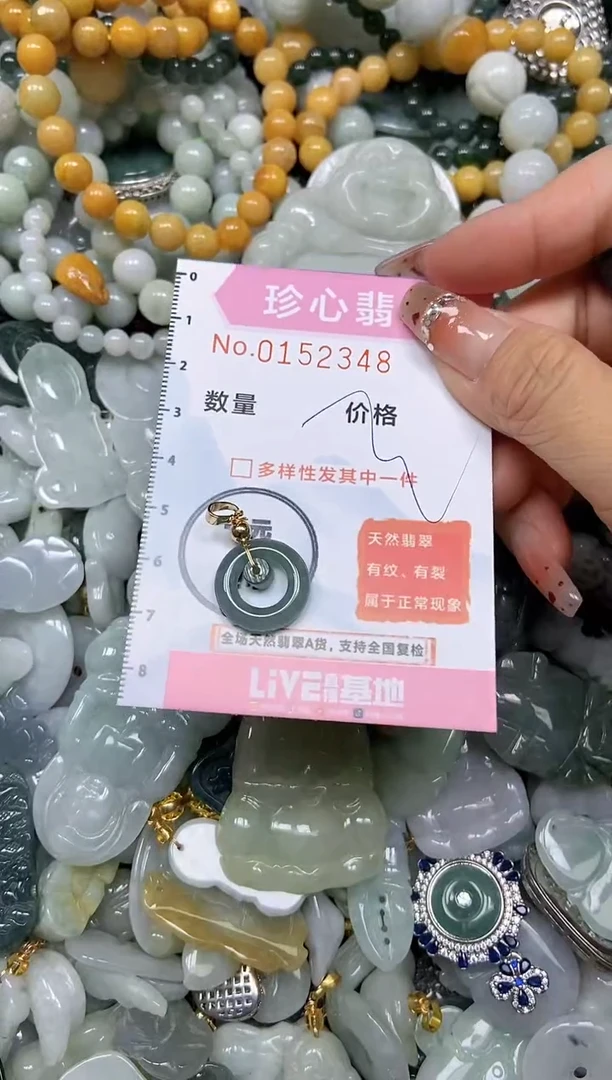 【闪购商品】翡翠颈饰未镶嵌闪购链接0152348