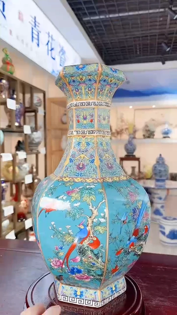 摆件景德镇陶瓷花瓶