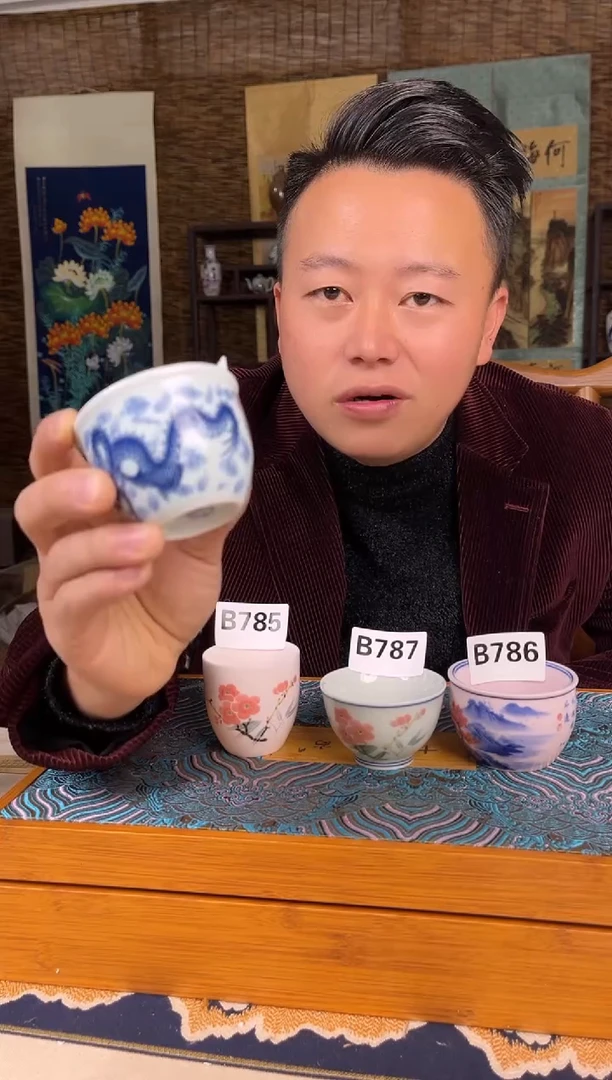 摆件瓷景德镇陶瓷摆件B780